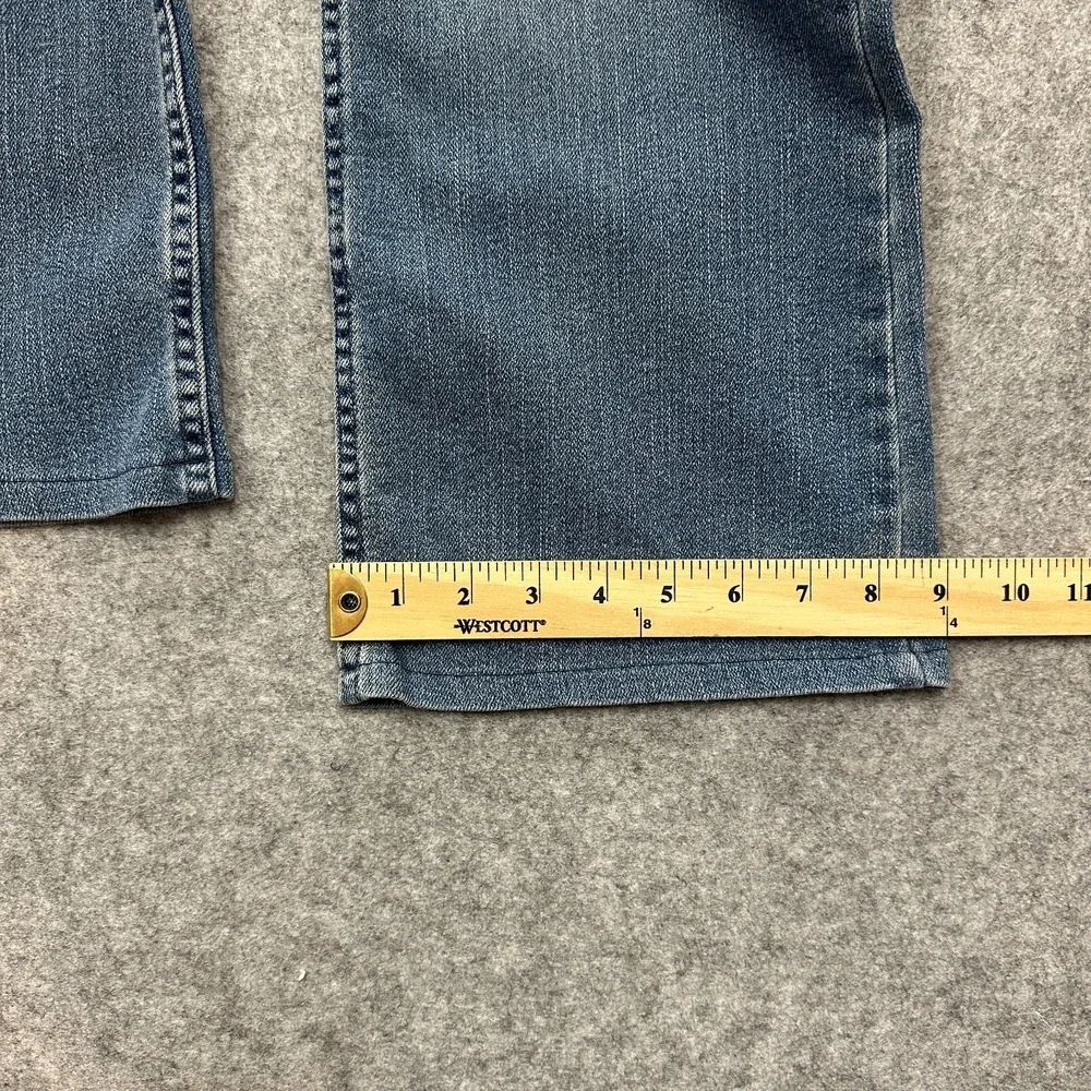 Vintage Levis 515 Jeans Women Size 14 Mis M Blue Bootcut Lower Rise Made in USA - Picture 10 of 12